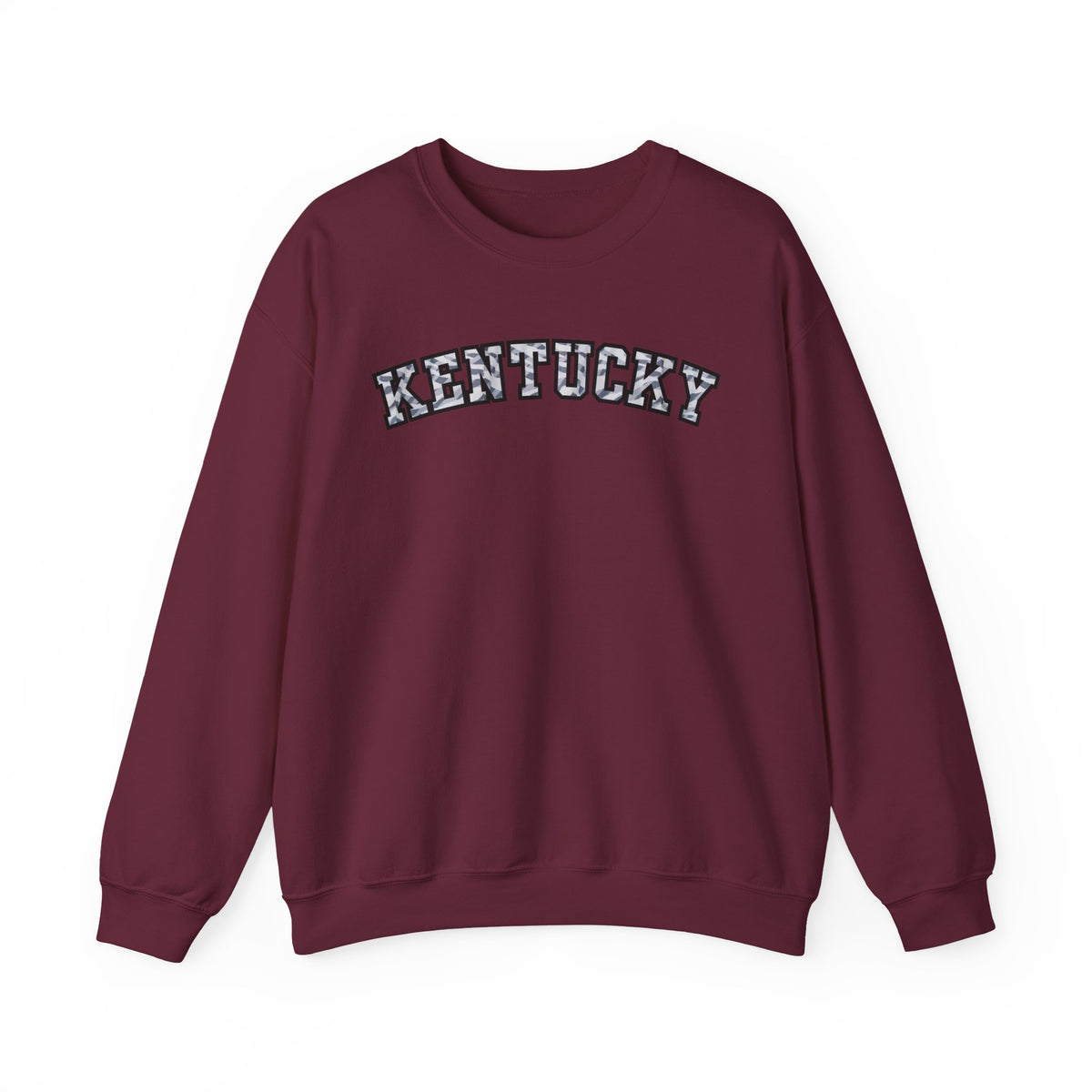 Kentucky Grey Modern Camo Crewneck Sweatshirt