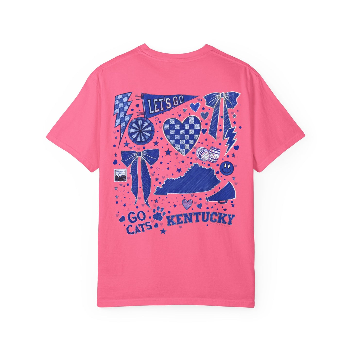 Kentucky Game Day Collage Tshirt | Cute Preppy Coquette