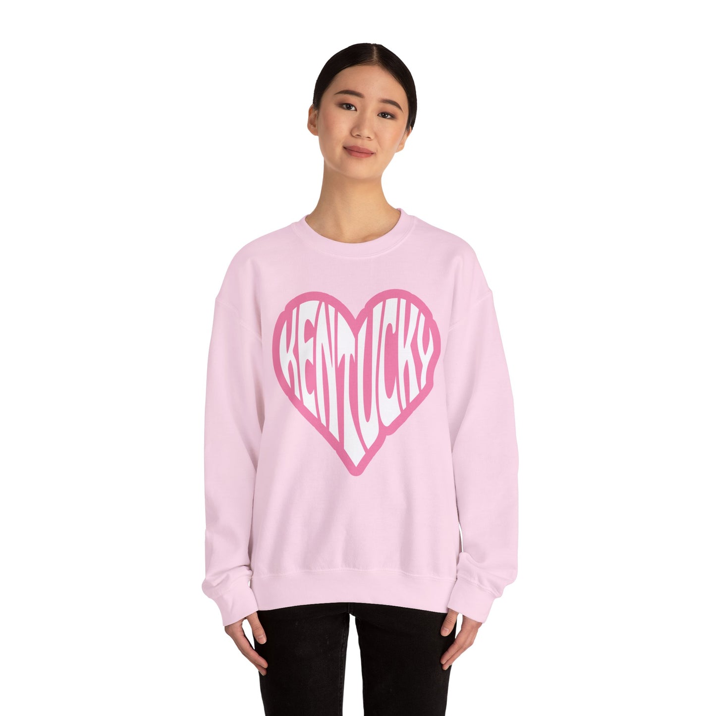Kentucky Pink Heart Crewneck