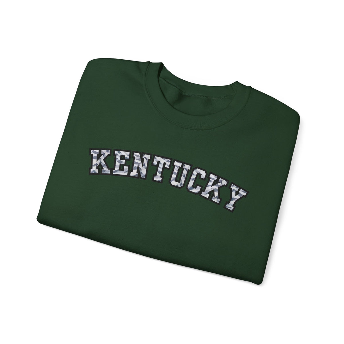 Kentucky Grey Modern Camo Crewneck Sweatshirt