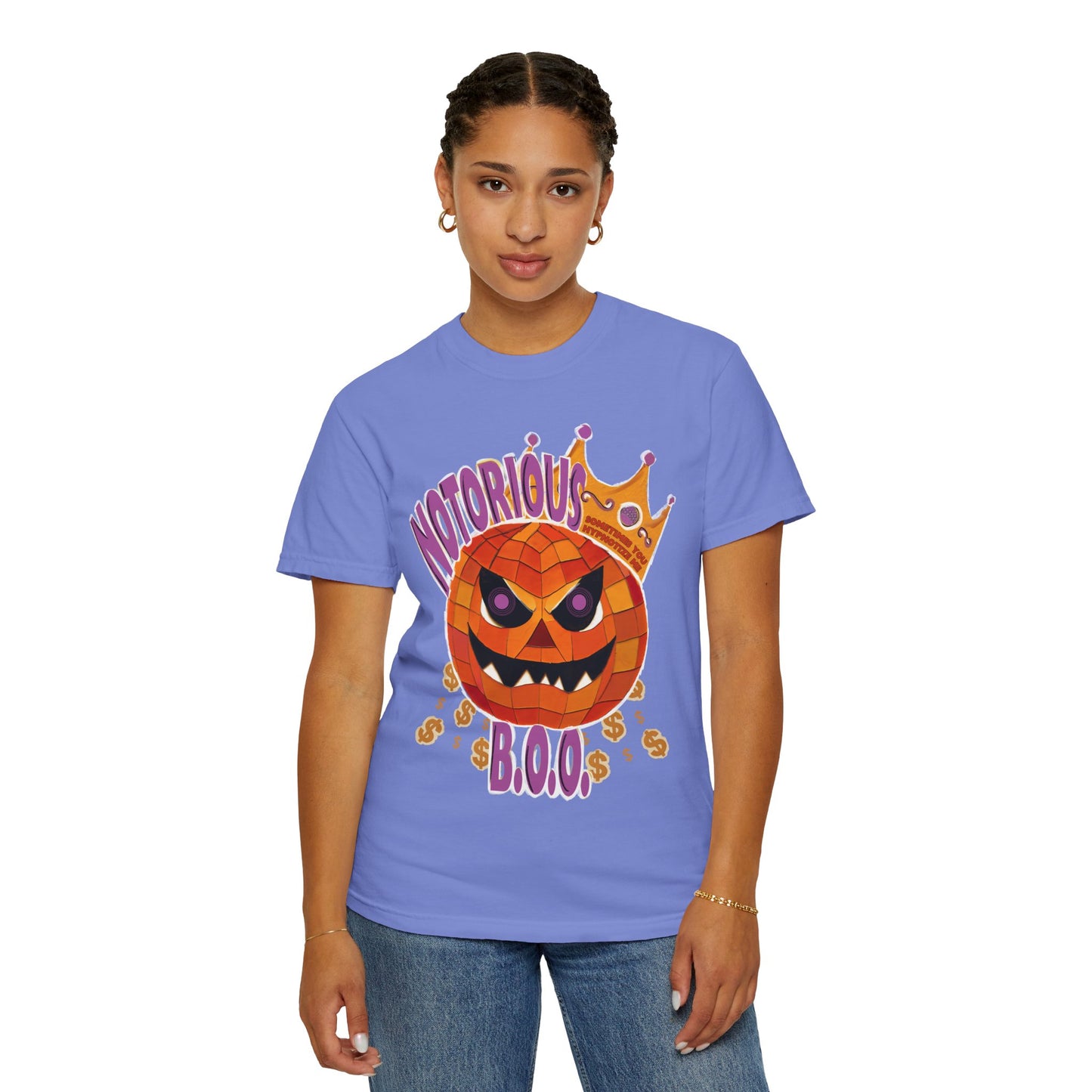 Notorious B.O.O. T-shirt | Halloween Jack-o'-Lantern Design