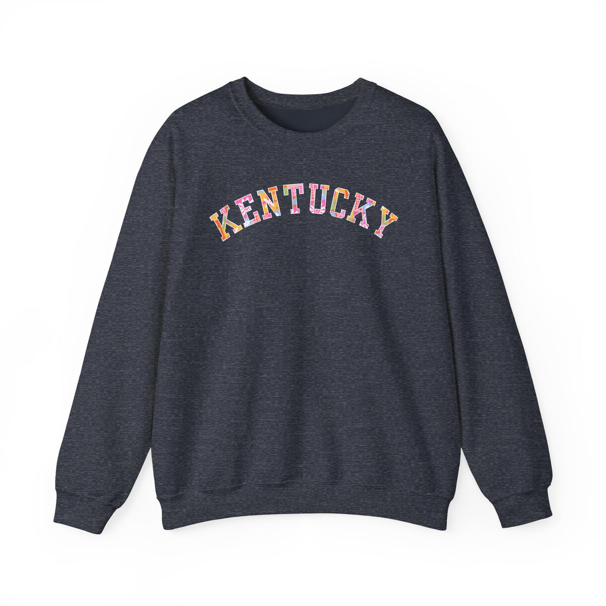 Kentucky Floral Patchwork Crewneck