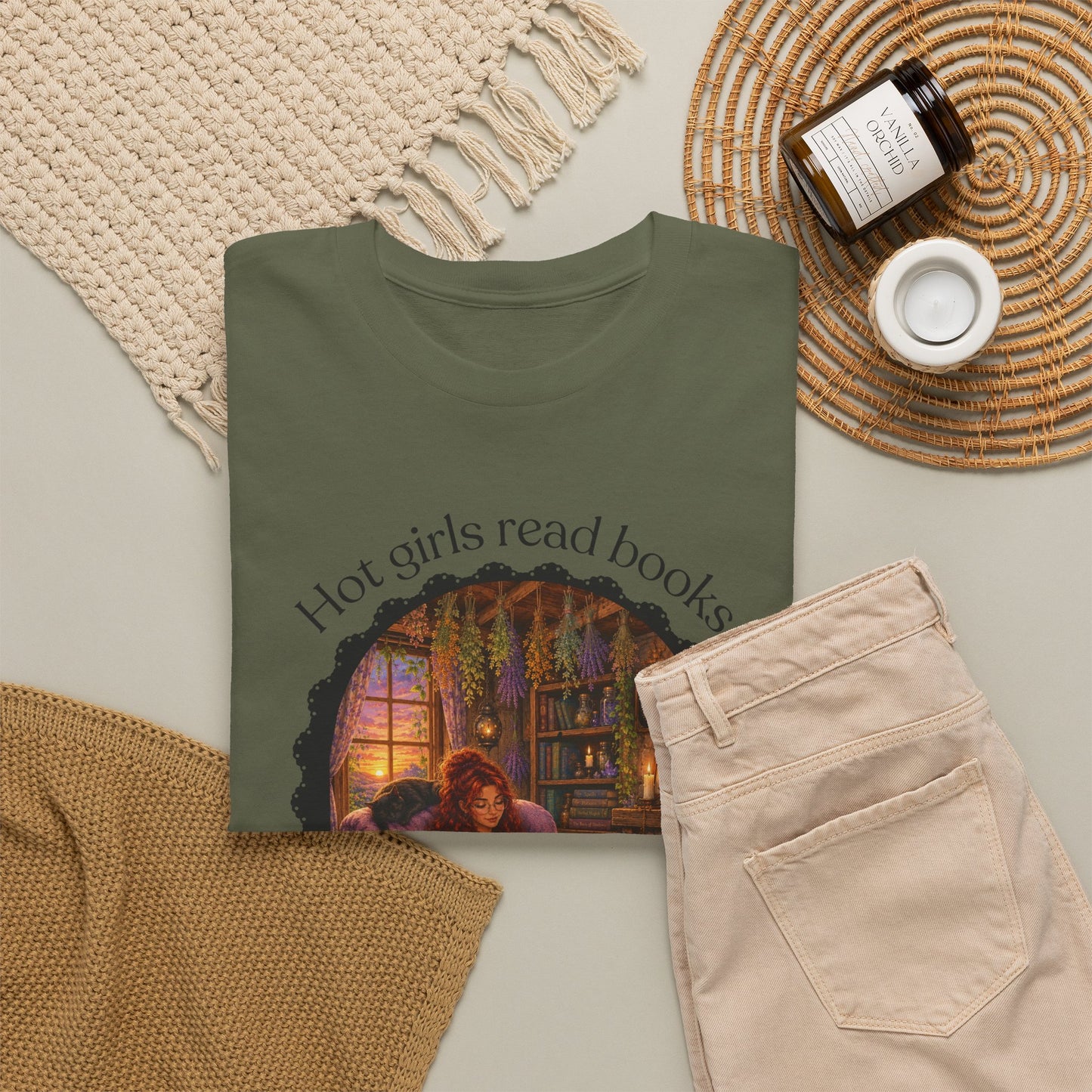 Hot Girls Read Books Tshirt | Andi B. Designs