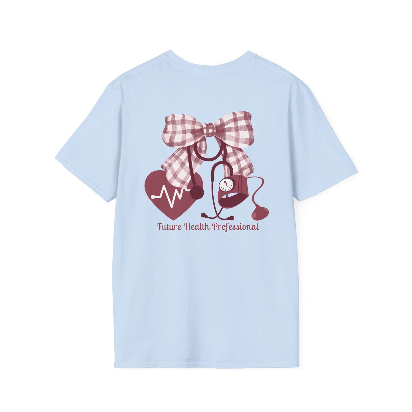 HOSA Tee with bow, stethoscope, bp cuff - Unisex T-Shirt