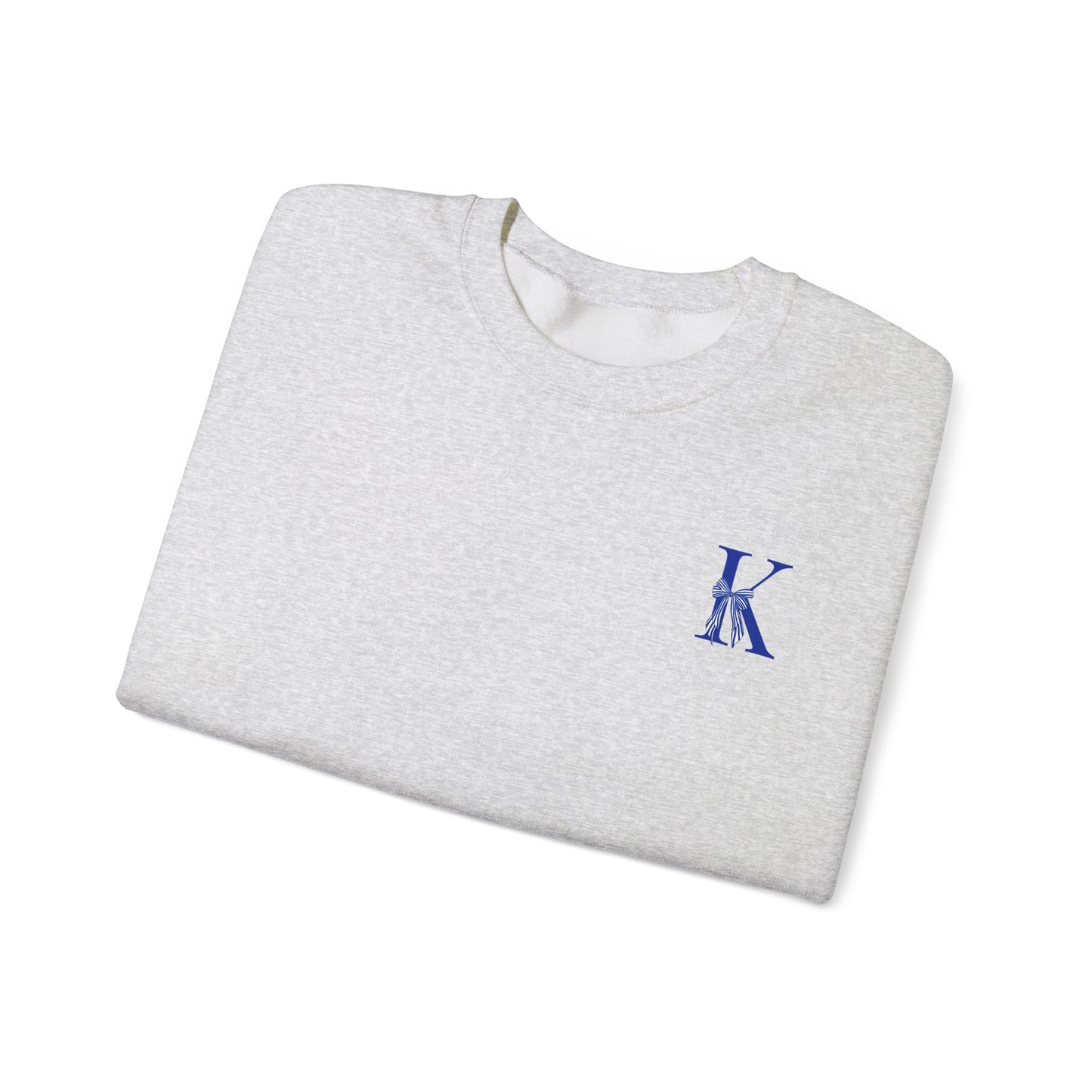 University of Kentucky Blue Striped Bow Back Crewneck