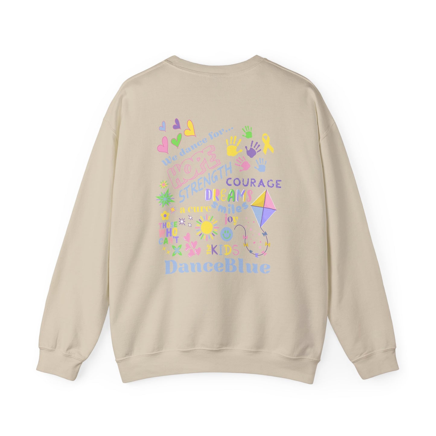 DanceBlue Hope & Strength Pastel Crewneck