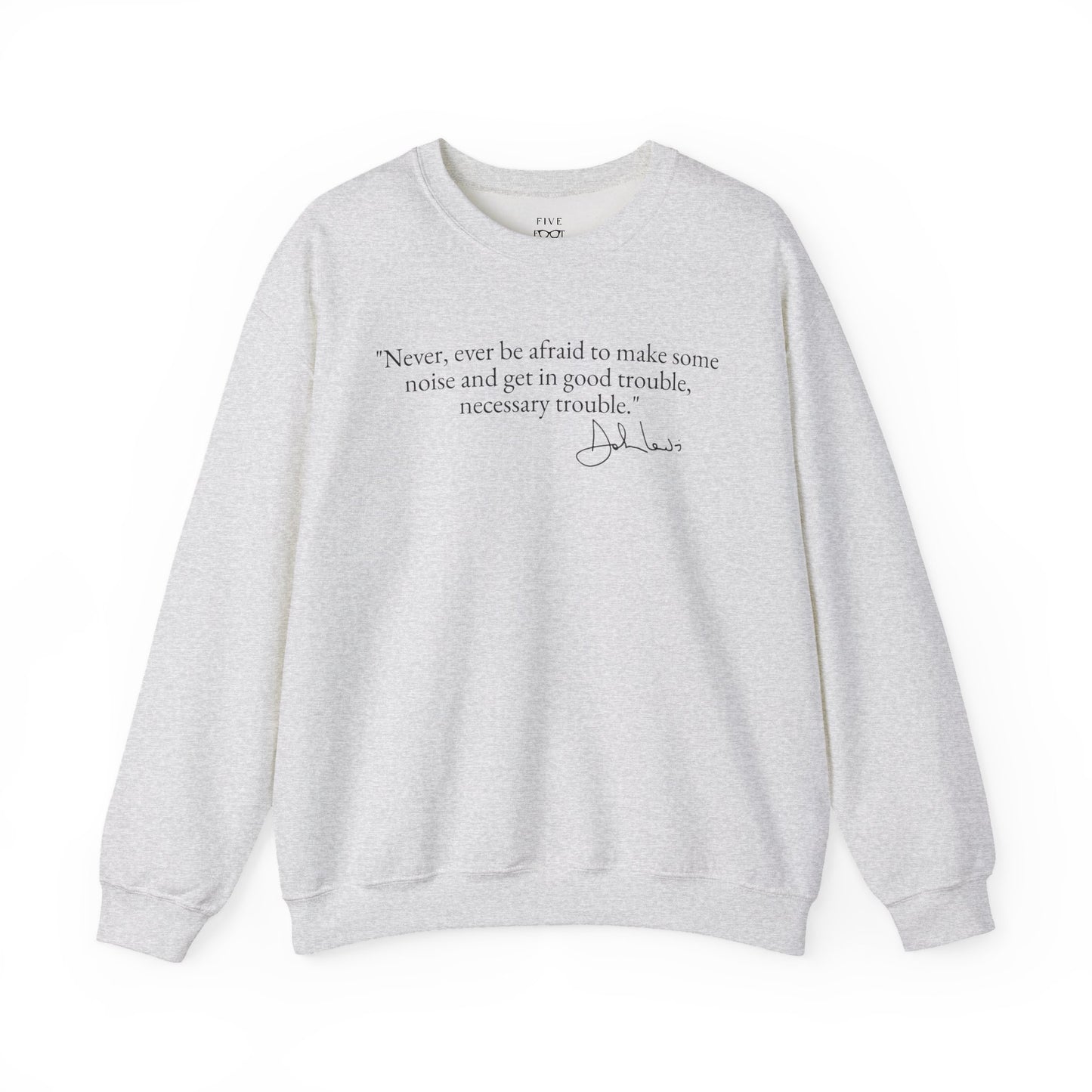 Good Trouble Crewneck | Black Font