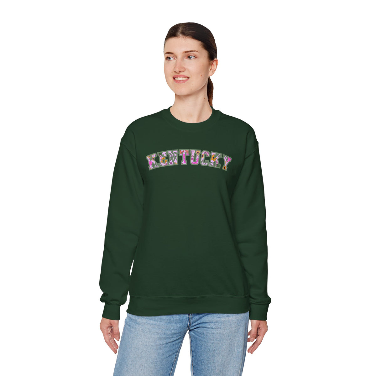 Kentucky Garden Floral Crewneck Sweatshirt
