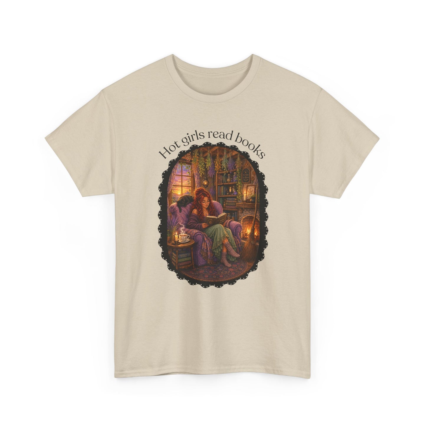 Hot Girls Read Books Tshirt | Andi B. Designs