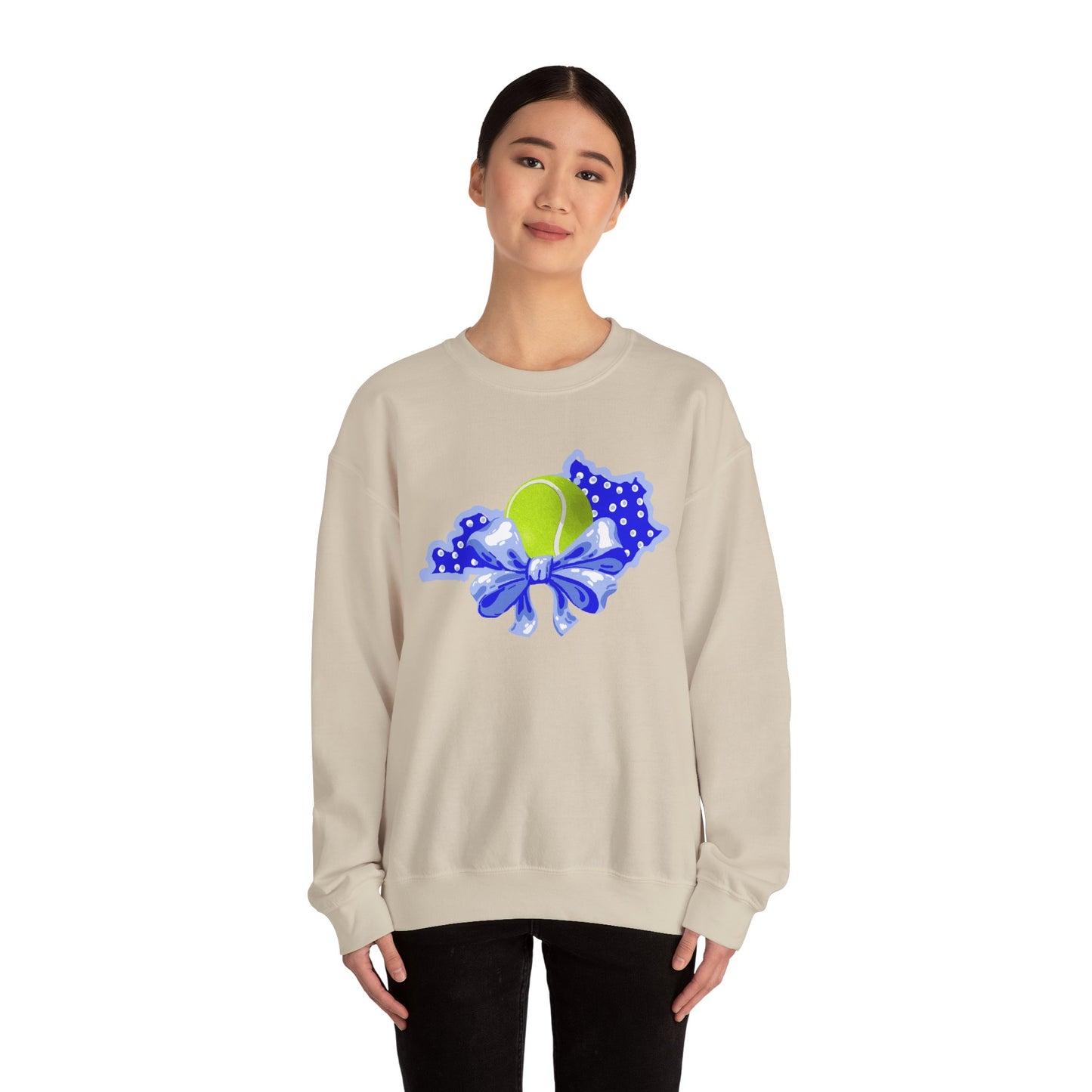 Tennis and Bows Kentucky Crewneck