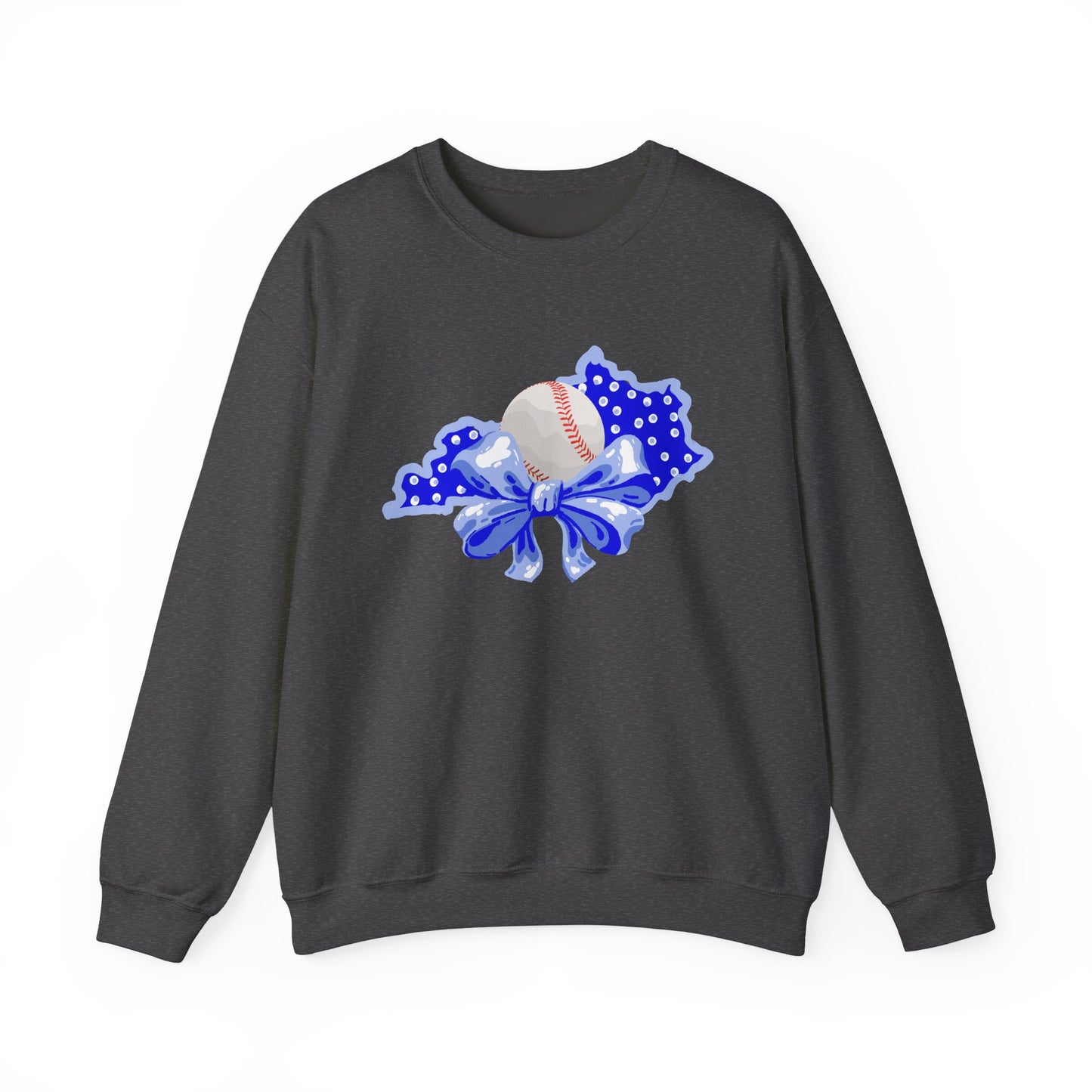 Baseball and Bows Kentucky Crewneck
