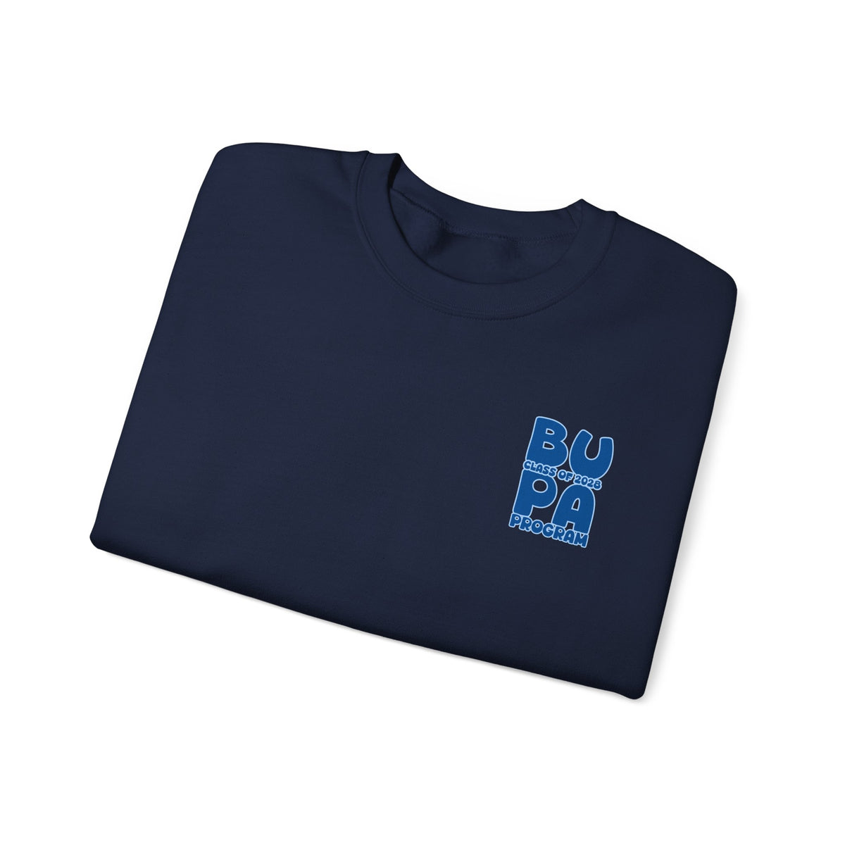 Brescia PA Program Blue Ombre Graphic Crewneck Sweatshirt