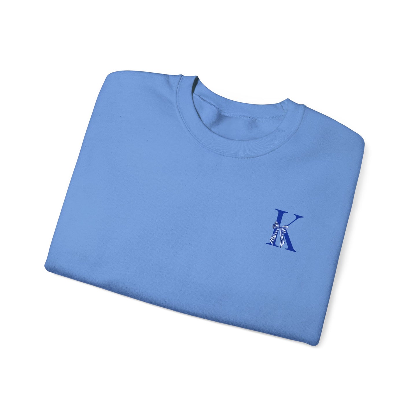 University of Kentucky Blue Striped Bow Back Crewneck