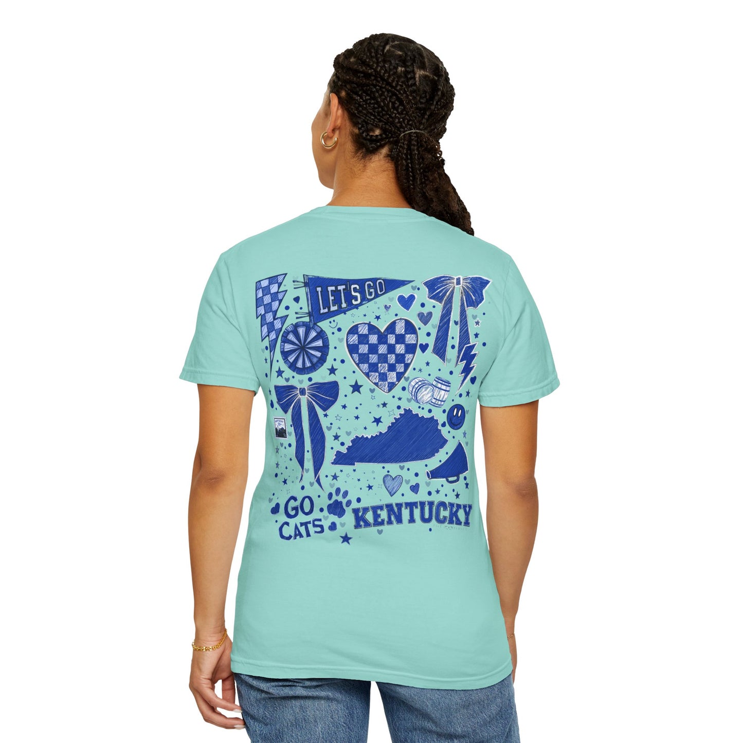 Kentucky Game Day Collage Tshirt | Cute Preppy Coquette