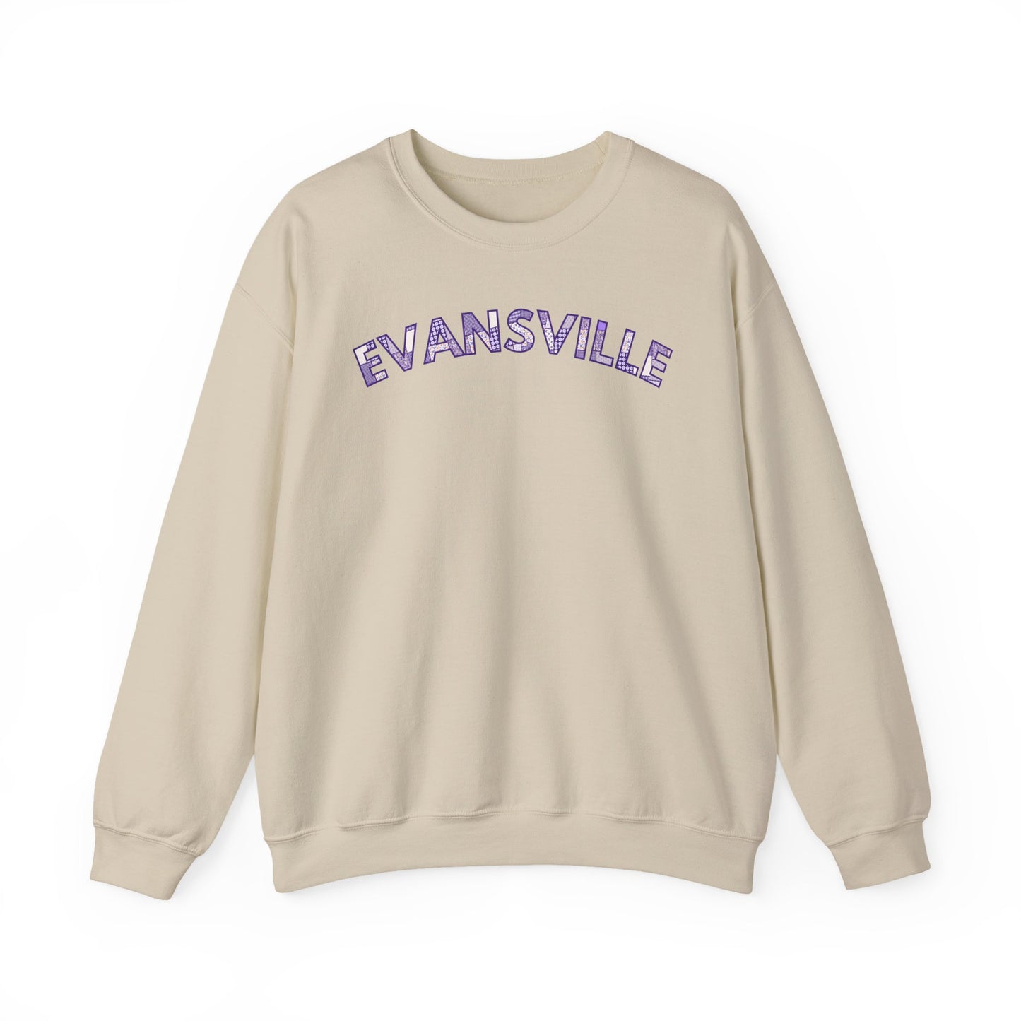 Evansville Patchwork Crewneck