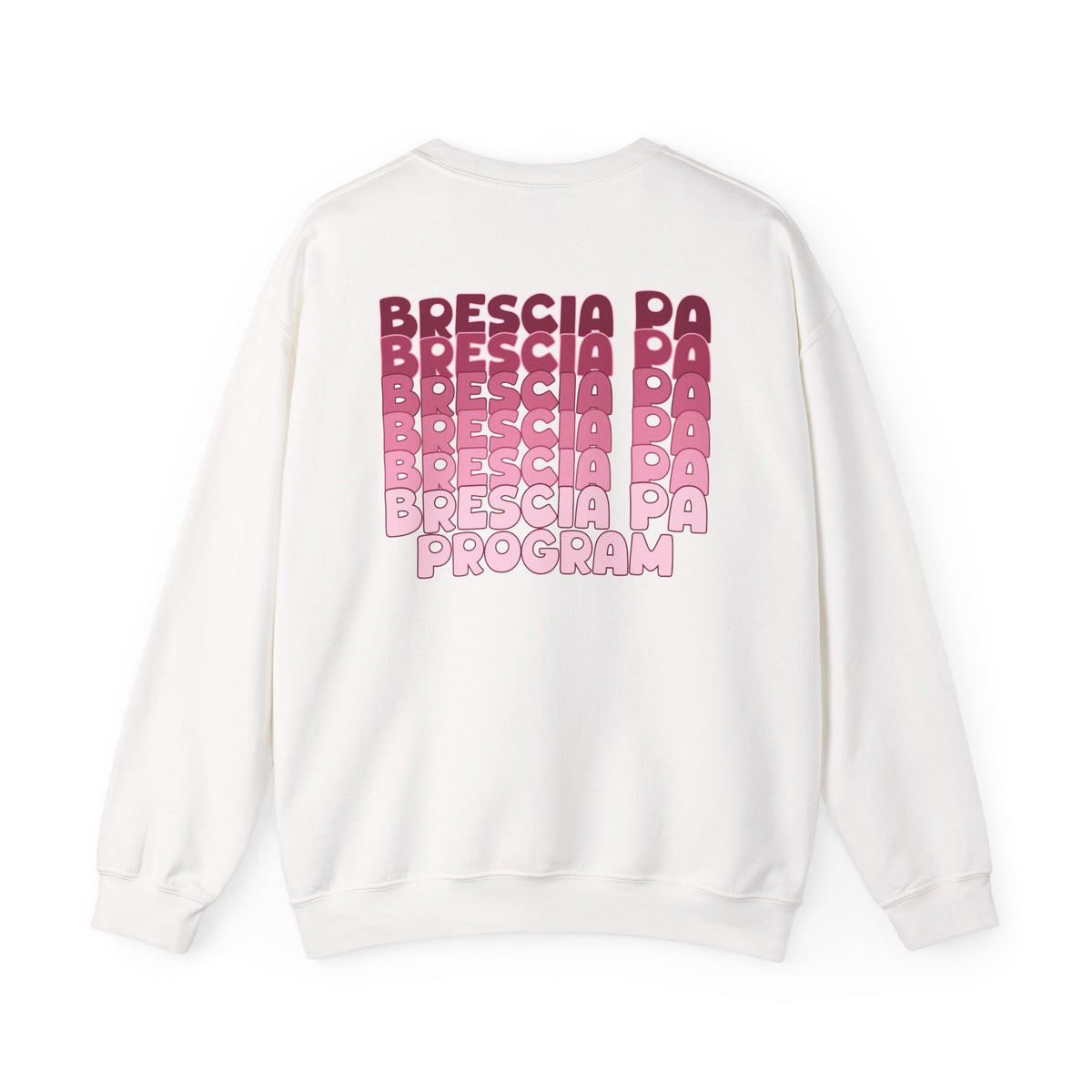 Brescia PA Program Warm Ombre Crewneck Sweatshirt