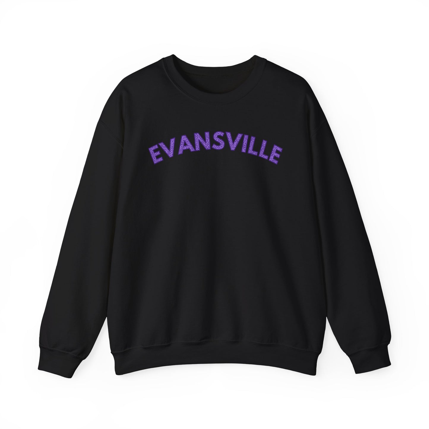 Evansville Leopard Font Crewneck