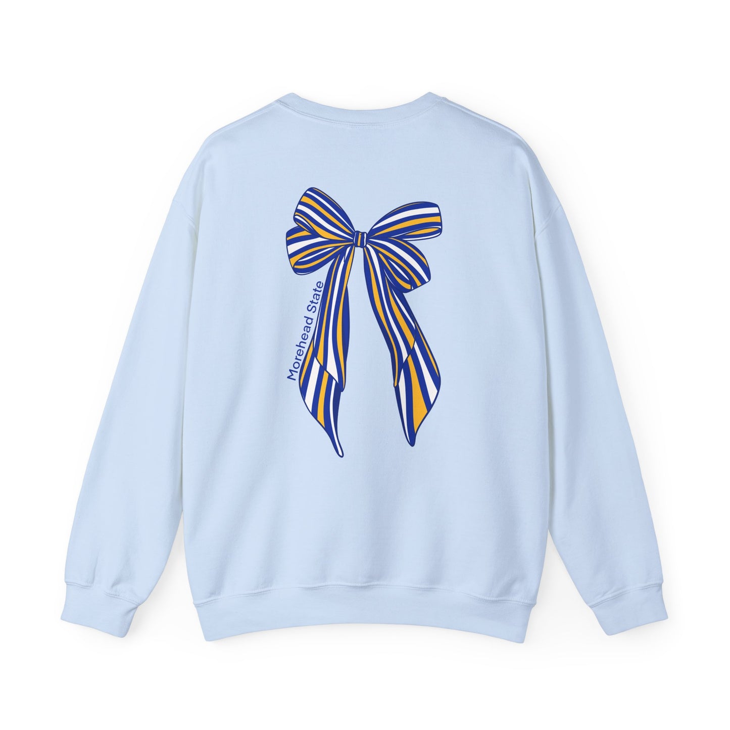 Morehead State Striped Bow Crewneck