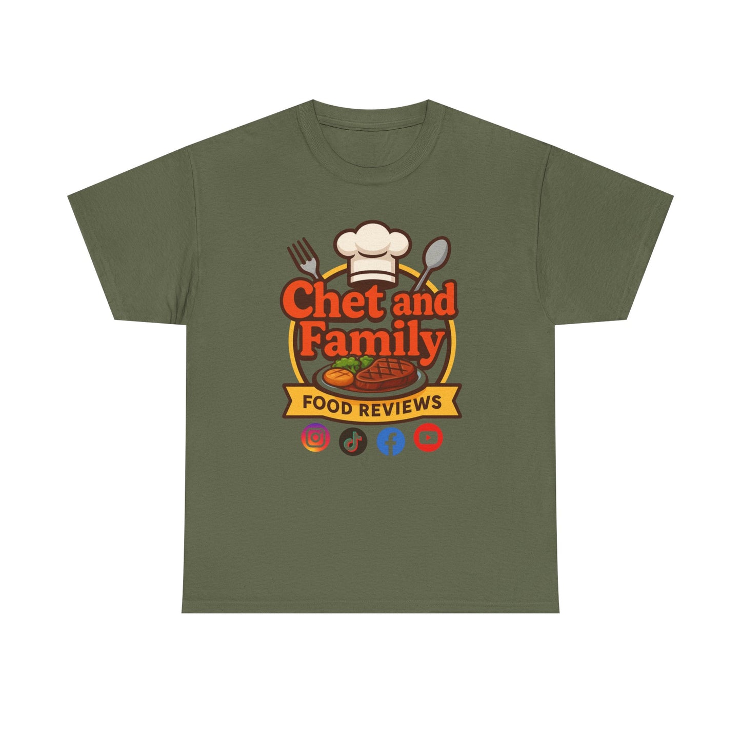 Chet and Family Food Review Tee