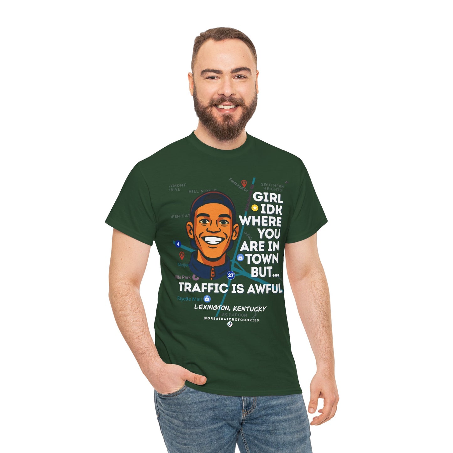 GreatbatchofCookies Girl Idk Where You Are In Town #2 | Lexington Kentucky Tee
