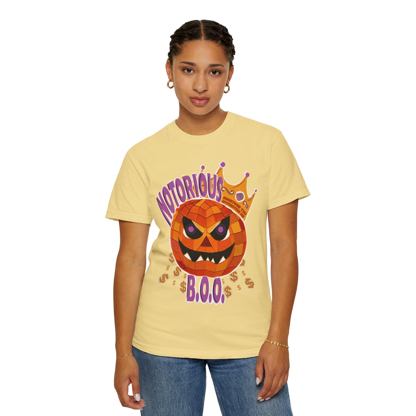 Notorious B.O.O. T-shirt | Halloween Jack-o'-Lantern Design
