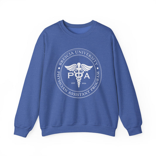 Brescia University Physician Assistant Program Crest Sweatshirt | PA Logo Crewneck