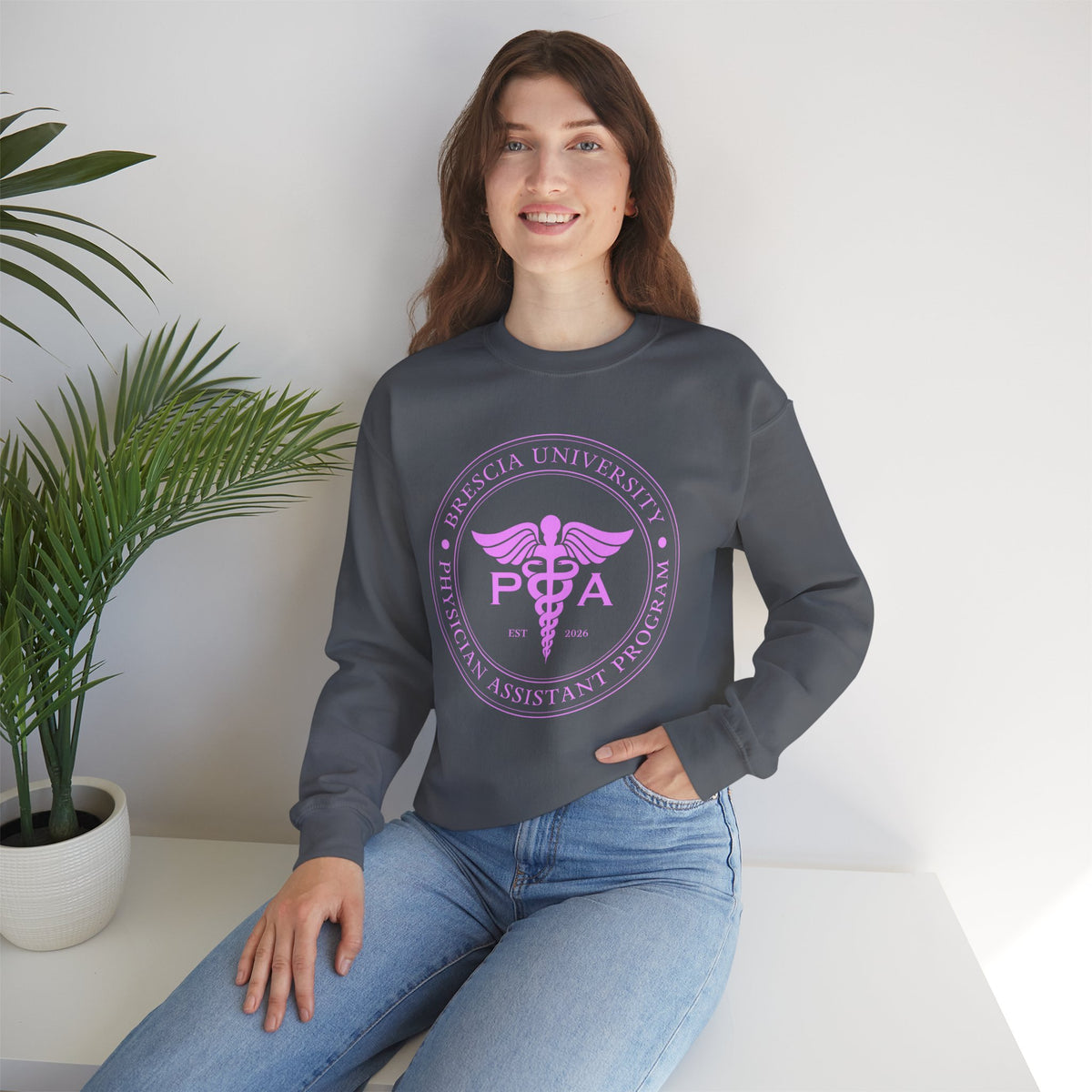 Brescia University Physician Assistant Program Crest Sweatshirt #2