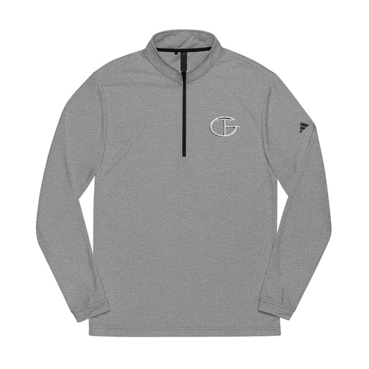 TG Athletic Apparel Embroidered Quarter-Zip Pullover — Lightweight Adidas® Performance Top