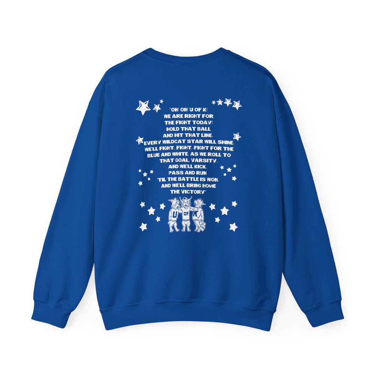 Kentucky Wildcats Fight Song Crewneck Sweatshirt | Retro UK Game Day Pullover