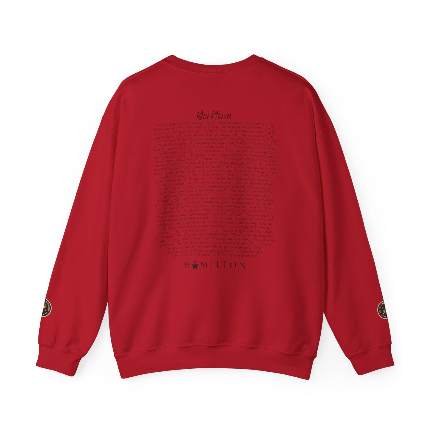 "Yorktown" Musical Crewneck — "I Am Not Throwin' Away My Shot"