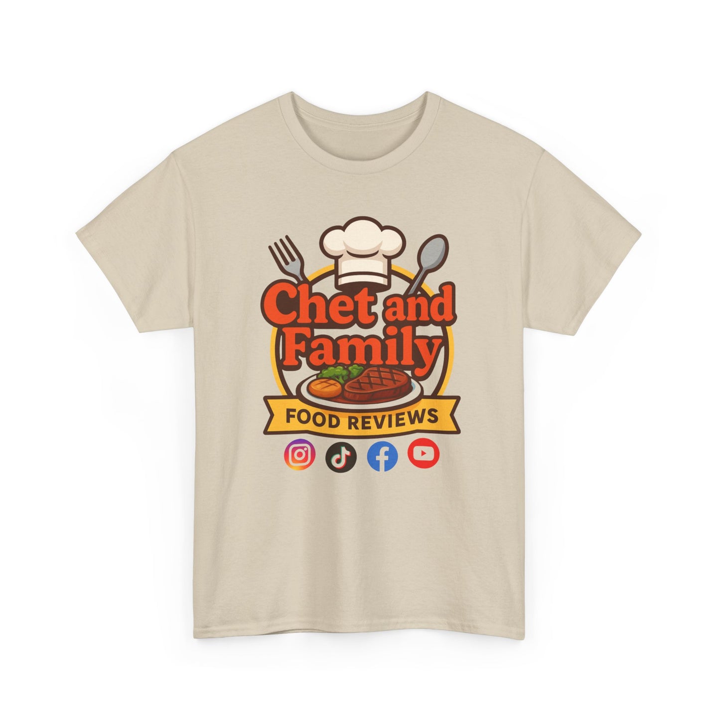 Chet and Family Food Review Tee