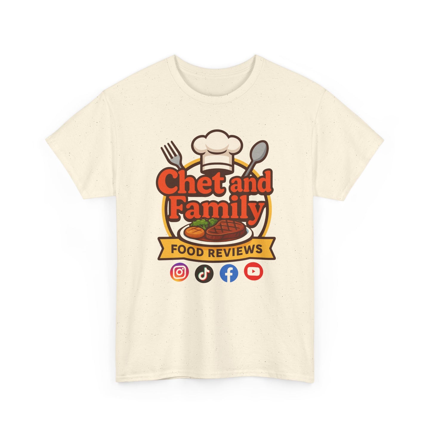 Chet and Family Food Review Tee