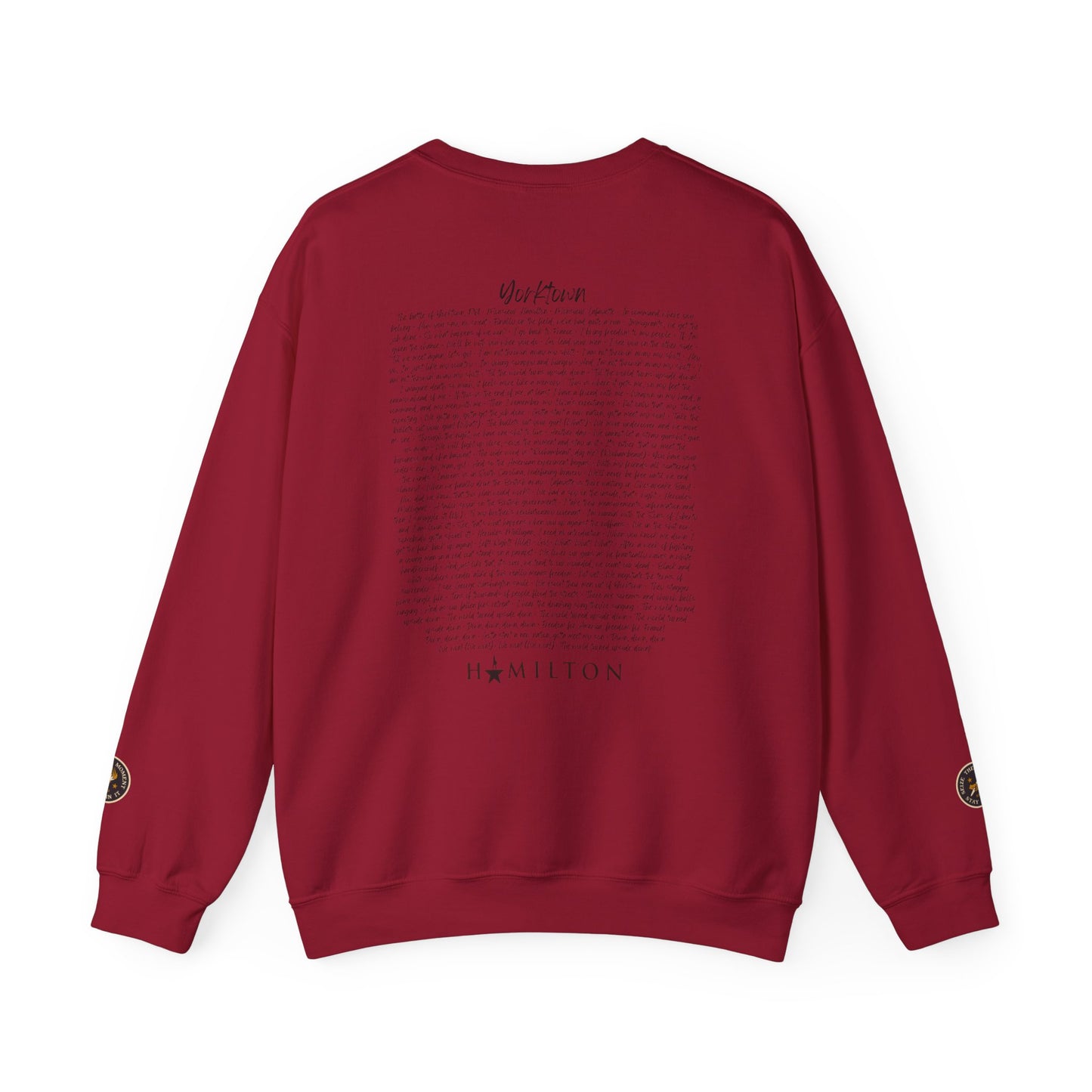 "Yorktown" Musical Crewneck — "I Am Not Throwin' Away My Shot"