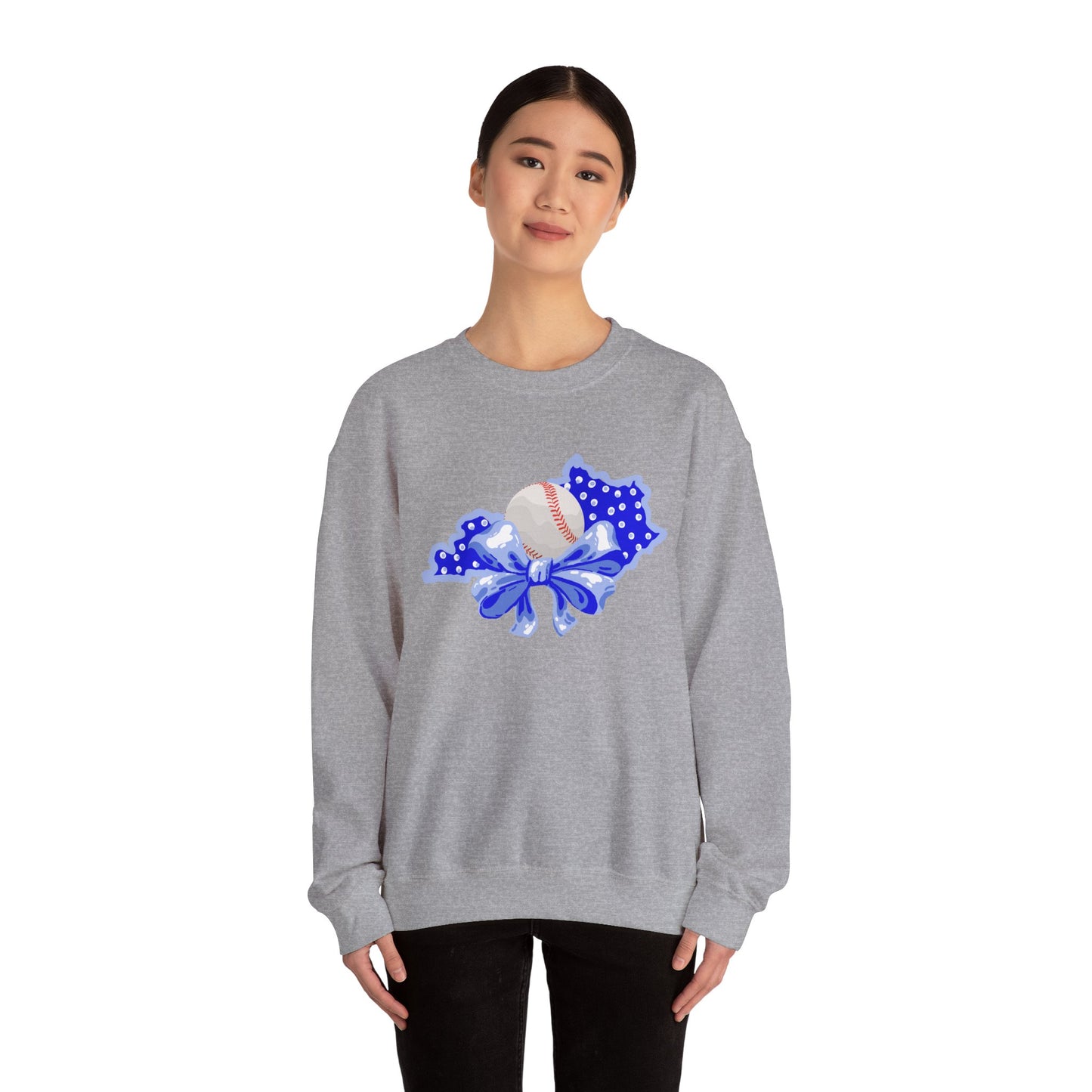 Baseball and Bows Kentucky Crewneck