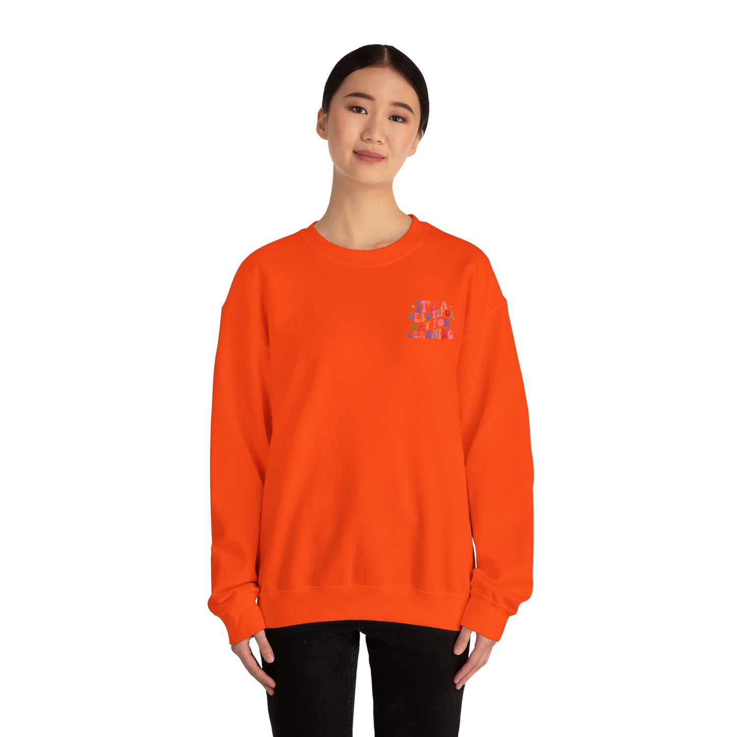 It's A Beautiful Day For Learning Crewneck