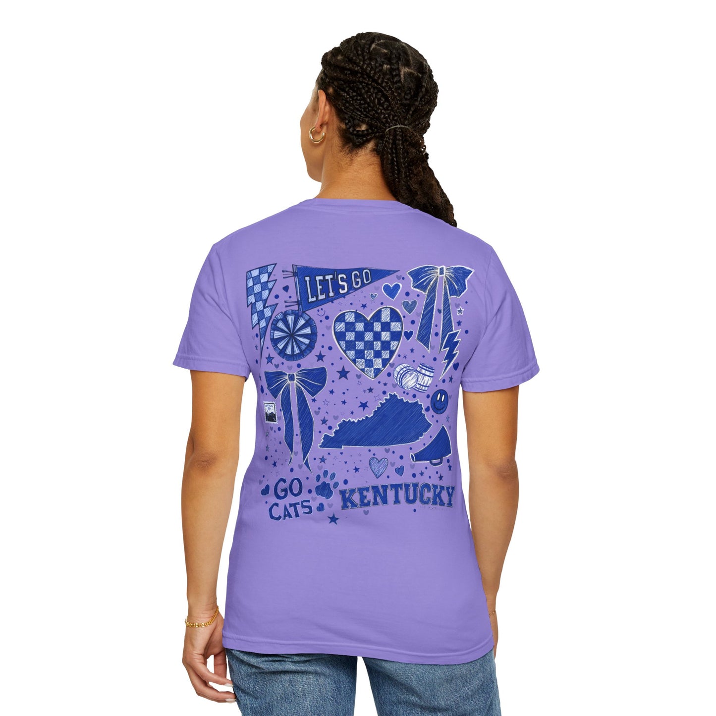 Kentucky Game Day Collage Tshirt | Cute Preppy Coquette