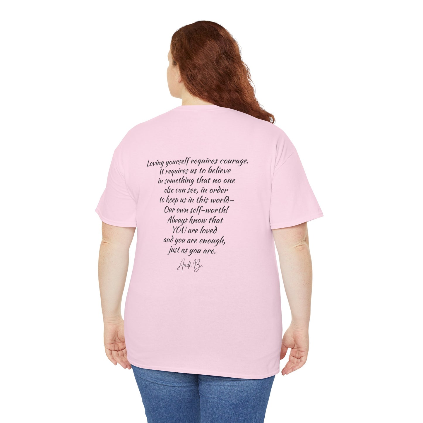 Goddess Tee #2 — "I'm Not Fat, I'm Goddess Sized" Women's Empowerment T-Shirt | Andi B. Designs