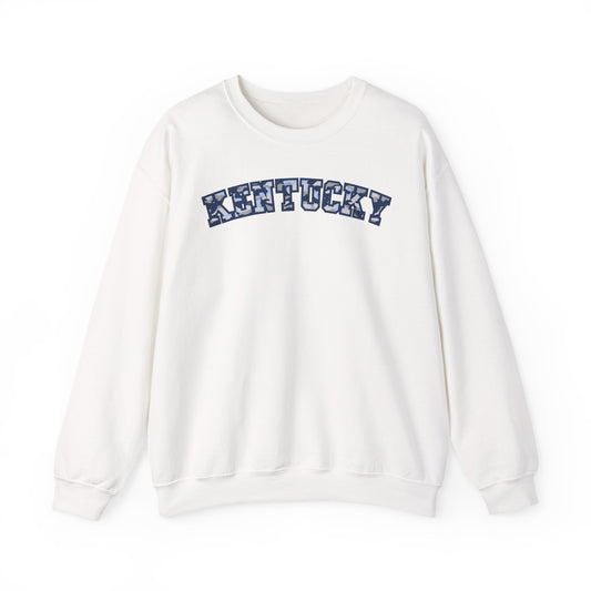 Kentucky Blue Grey Camo Sweatshirt