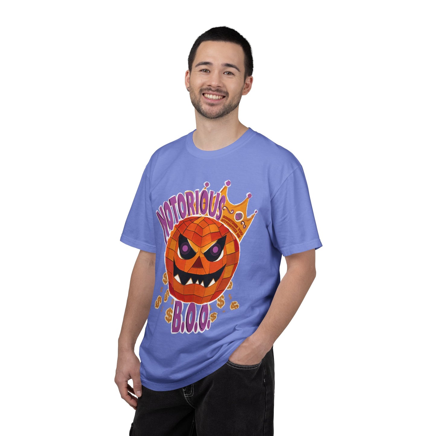 Notorious B.O.O. T-shirt | Halloween Jack-o'-Lantern Design