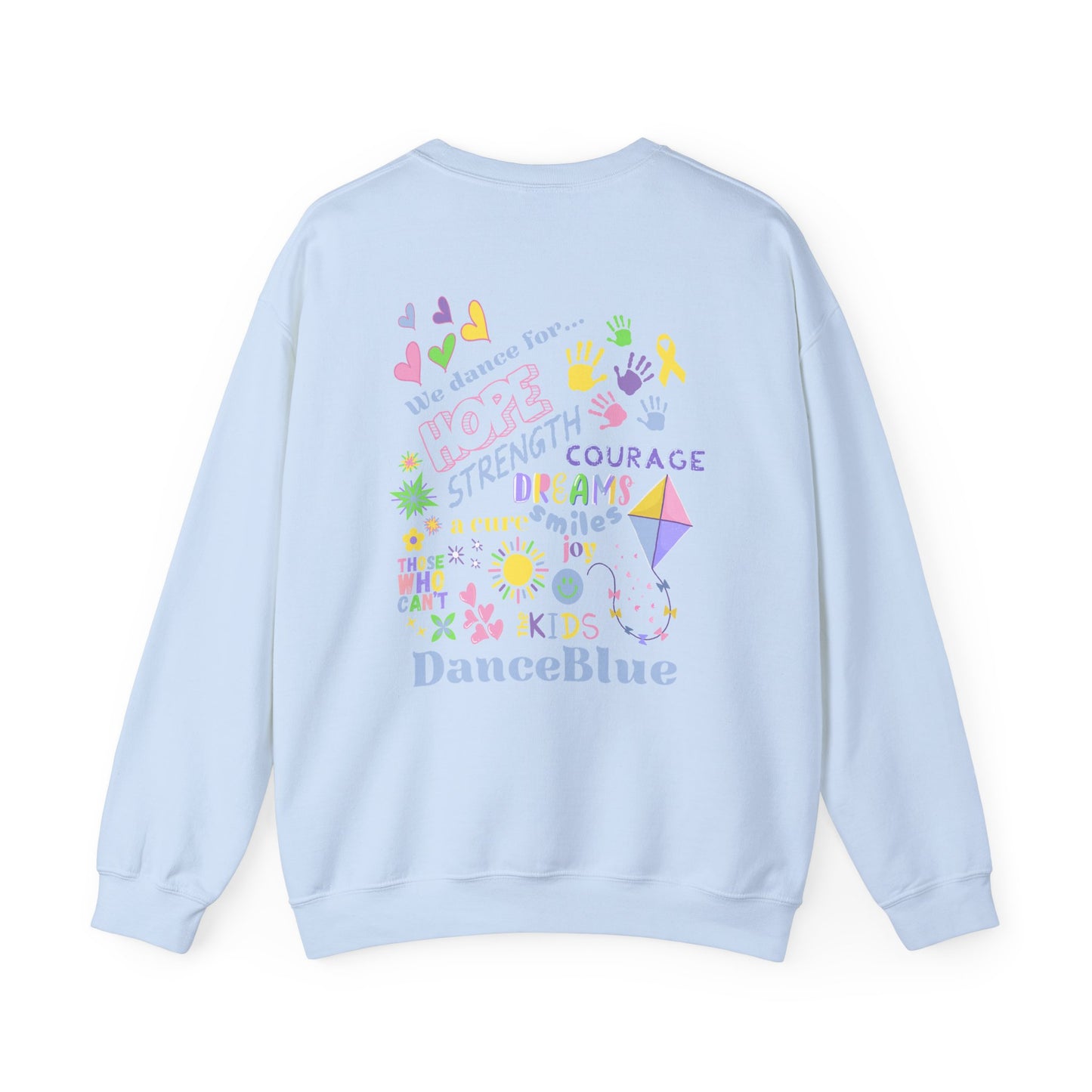 DanceBlue Hope & Strength Pastel Crewneck