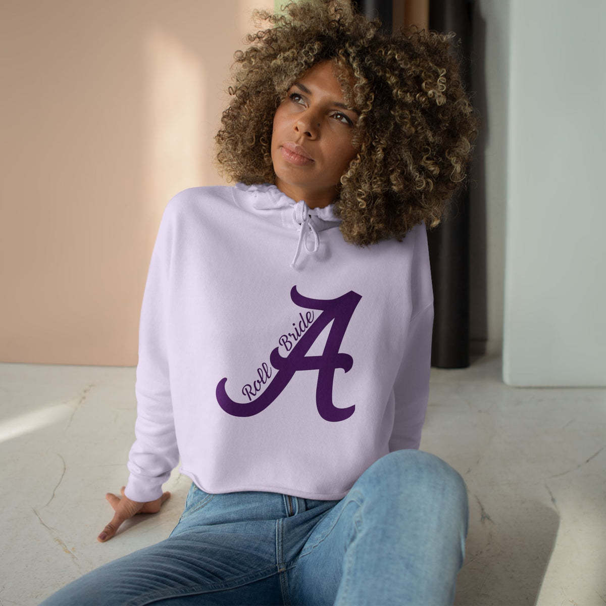 The Brayden 'Roll Bride' Cropped Hoodie