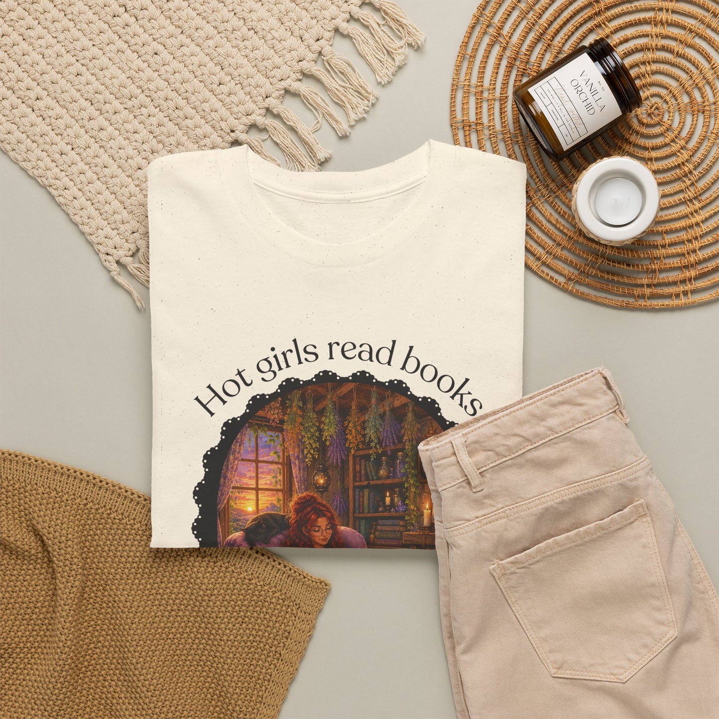 Hot Girls Read Books Tshirt | Andi B. Designs