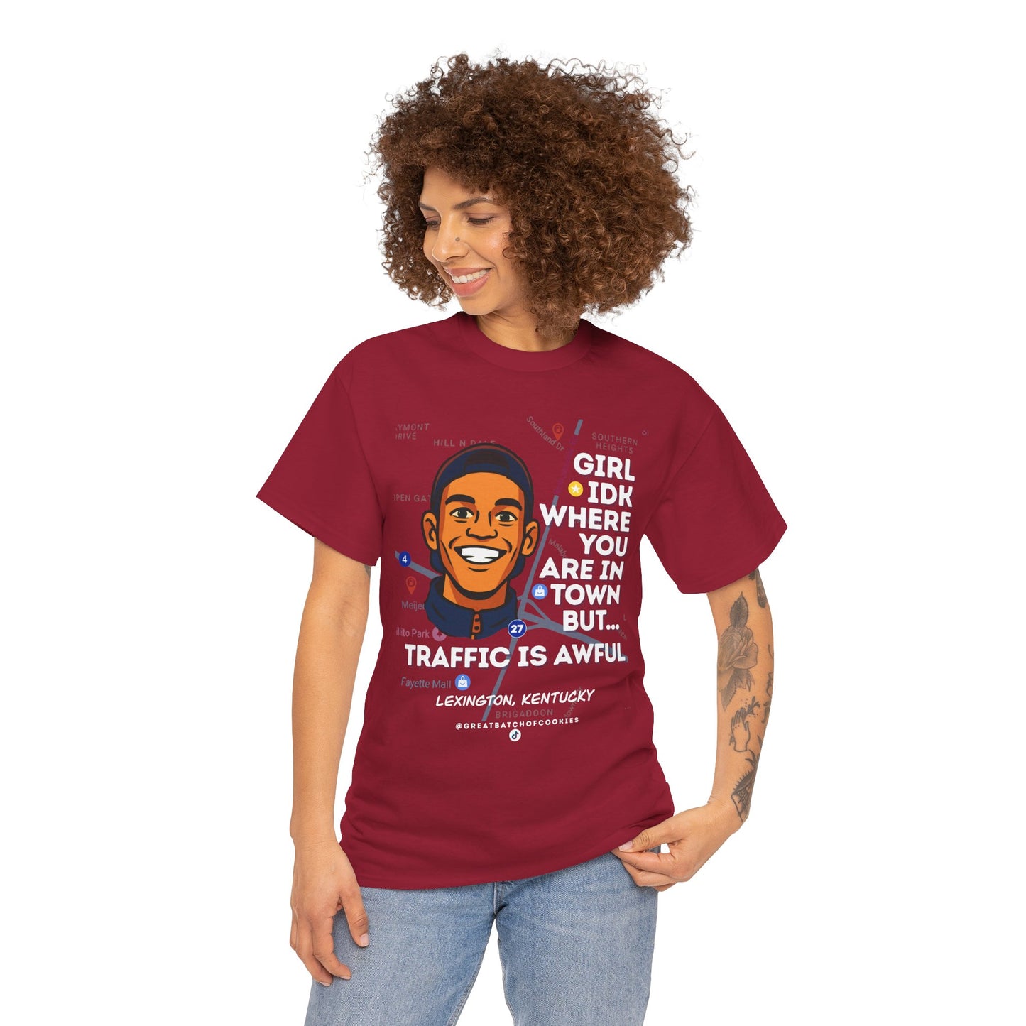 GreatbatchofCookies Girl Idk Where You Are In Town #2 | Lexington Kentucky Tee