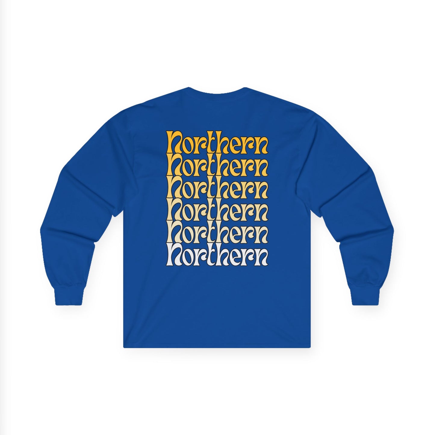 NKU Norse Ombre Stack Long Sleeve Tee
