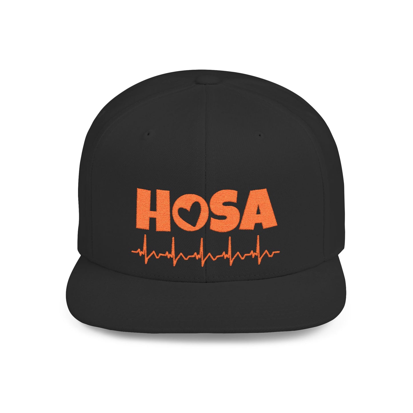 HOSA Heartbeat Flatbill Snapback - Orange Edition