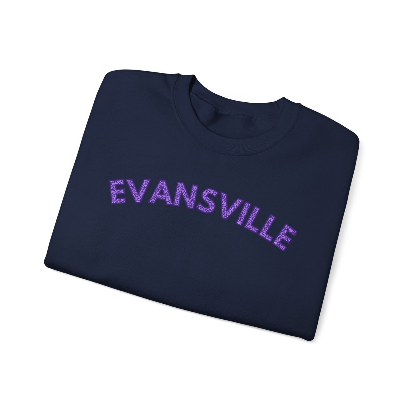 Evansville Leopard Font Crewneck