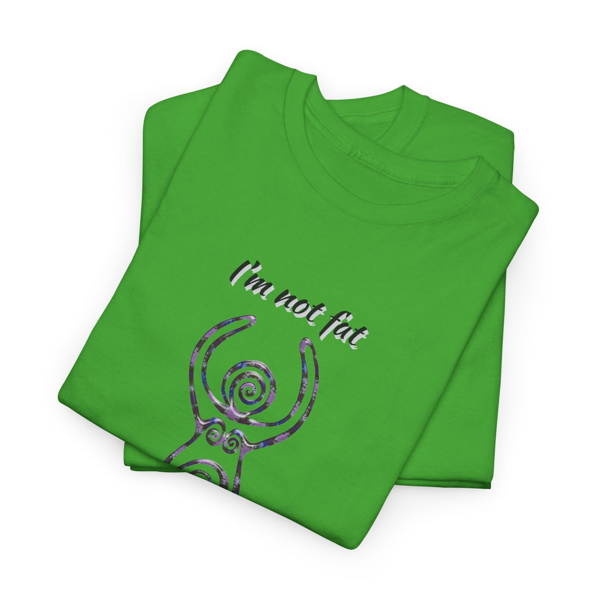 Goddess Sized Tee — "I'm not fat, I'm Goddess Sized" Empowerment T‑Shirt | Andi B. Designs