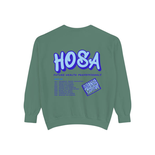 HOSA Comfort Colors Concert Style Crewneck - Blue Edition