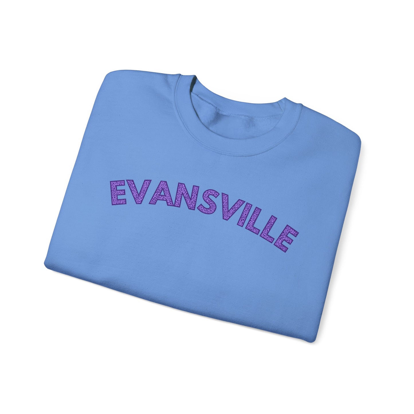 Evansville Leopard Font Crewneck