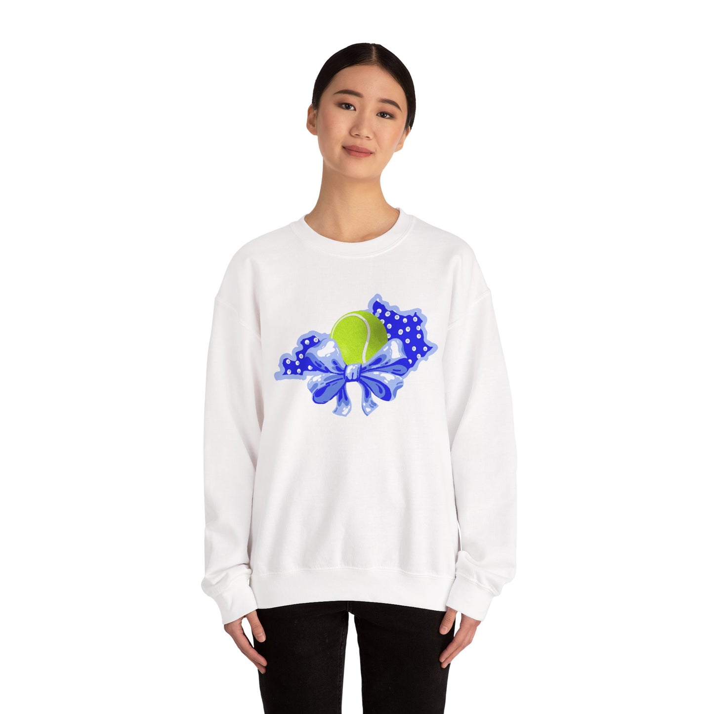 Tennis and Bows Kentucky Crewneck
